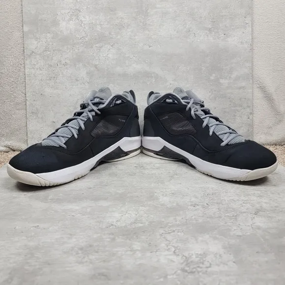Nike Mens Basketball Shoes Air Jordan Melo M8 469786-402 Black Sneakers Size 13