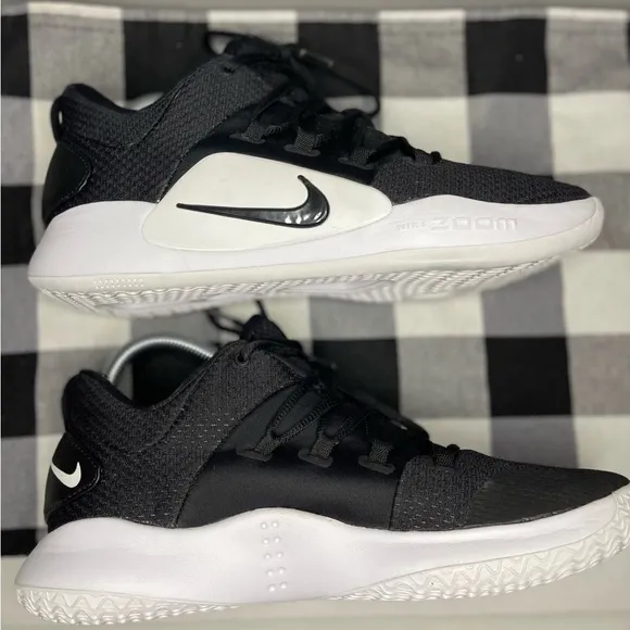 NIKE‎ Men's Hyperdunk X Low Basketball Shoes Black &amp; White Size 9.5