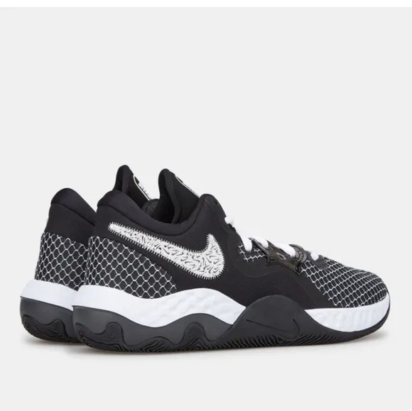Nike Men's Renew Elevate 2 Basketball Shoes Athletic Sneakers, Black White, Sz 9