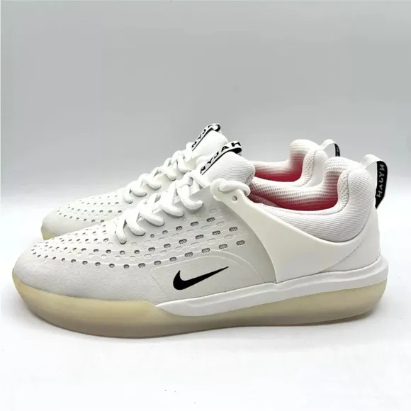 Nike Mens SB Zoom Nyjah 3 DJ6130-100 White Running Shoes Sneakers Size 9