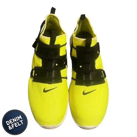 Nike Men’s Vortak 'Volt' AA2194-700 Athletic Running Shoes | Yellow/Black | NEW