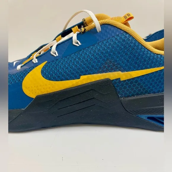Nike Metcon 7 React Hyperlift Men's Weight Training Gym Shoes Blue Gold …