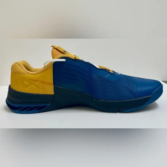 Nike Metcon 7 React Hyperlift Men's Weight Training Gym Shoes Blue Gold …