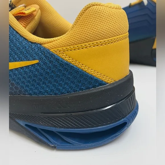 Nike Metcon 7 React Hyperlift Men's Weight Training Gym Shoes Blue Gold …