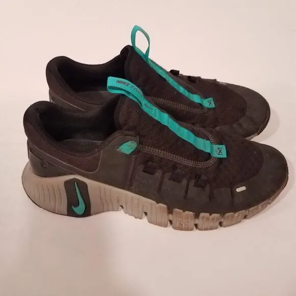 Nike Nike Free Metcon 5 Black Clear Jade Sneakers Shoes Men's 8.5 DV3949-004