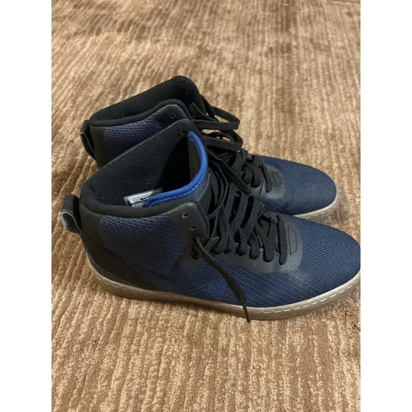 Nike Pro Steppers Basketball Shoes Athletic Sneakers Midnight Size 8. NO BOX