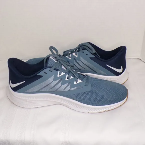 NIKE QUEST ( 3 ) OZONE BLUE PHOTON DUST RUNNUNG SHOES SNEAKERS
