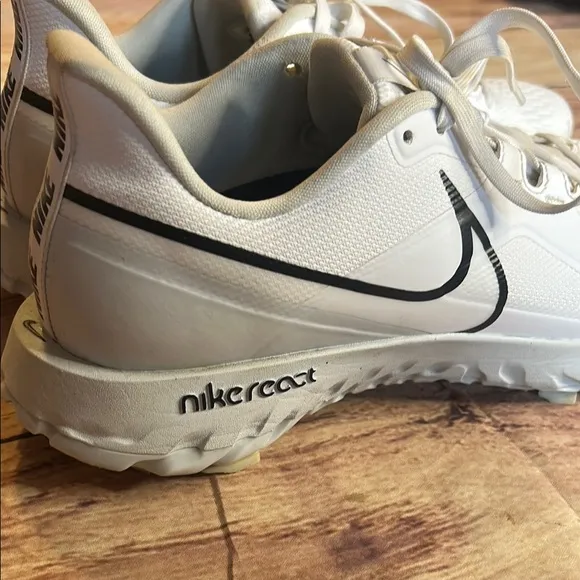 Nike React Infinity Pro Men's Golf Shoes Size 9 White Black CT6620-105