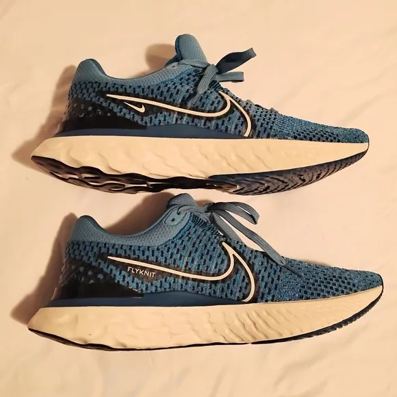 Nike React Infinity Run Flyknit 3 Dutch Blue Athletic Running Shoes