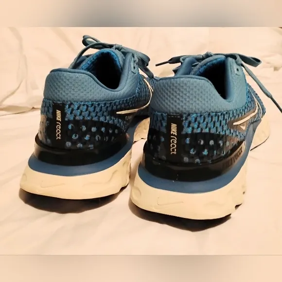 Nike React Infinity Run Flyknit 3 Dutch Blue Athletic Running Shoes