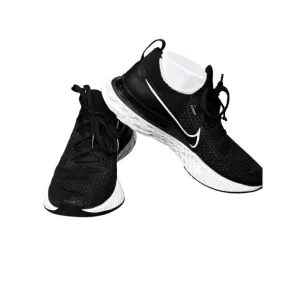 Nike React Infinity Run Flyknit Mens Running Shoes Size 9.5 Black/White