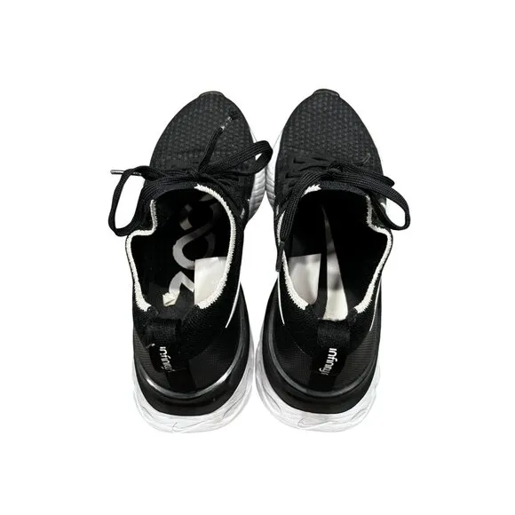 Nike React Infinity Run Flyknit Mens Running Shoes Size 9.5 Black/White