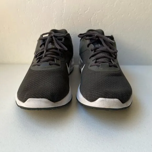 Nike Revolution 6 Running Shoes Comfort Cushioned Breathable Gray Men's Size 10