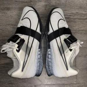 Nike Romaleos 4 Men’s Size 12 White/Black Weightlifting Shoes CD3463-101