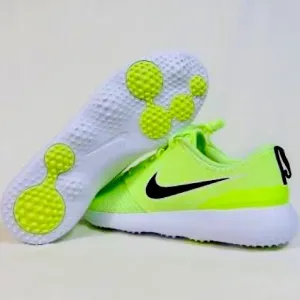 Nike Roshe G Barely Volt &amp; Black White Spikeless Golf Shoes
