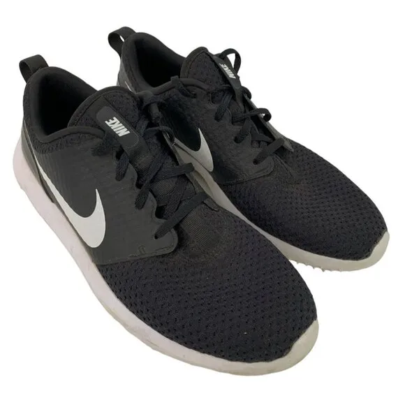 Nike Roshe G Golf Shoes Black &amp; White Size 8.5