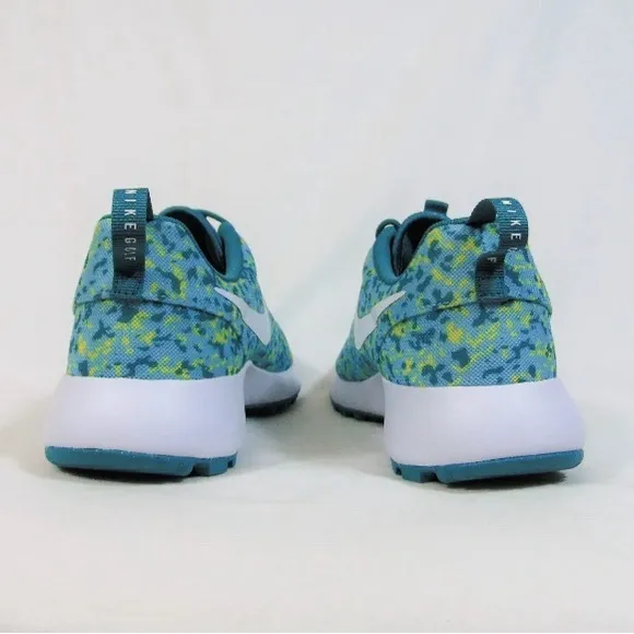 Nike Roshe Golf Next Nature &quot;Camo&quot; Ocean Bliss Golf Shoes Sz‎ 8 NEW