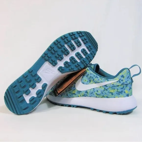 Nike Roshe Golf Next Nature &quot;Camo&quot; Ocean Bliss Golf Shoes Sz‎ 8 NEW