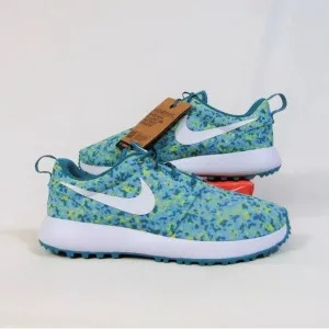 Nike Roshe Golf Next Nature &quot;Camo&quot; Ocean Bliss Golf Shoes Sz‎ 8 NEW