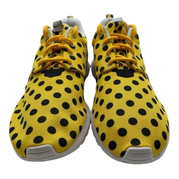Nike Roshe Run NM QS Shoes Mens 10.5 Yellow Polka Dot Pack Sneakers 810857-700