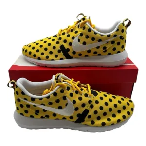 Nike Roshe Run NM QS Shoes Mens 10.5 Yellow Polka Dot Pack Sneakers 810857-700