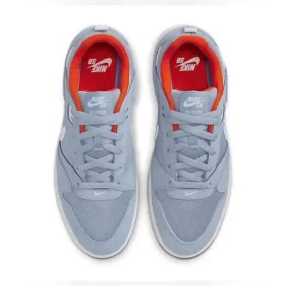 Nike SB Alleyoop Mens Trainers Sneakers Shoes, Obsidian Mist/White, 8.5 M US