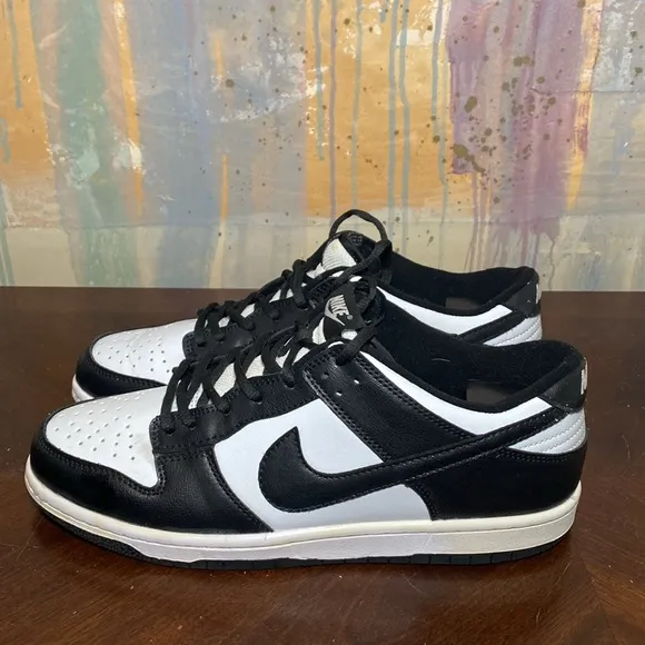 Nike SB Dunk Low Special  leather  Shoes Black White  Mens size 11