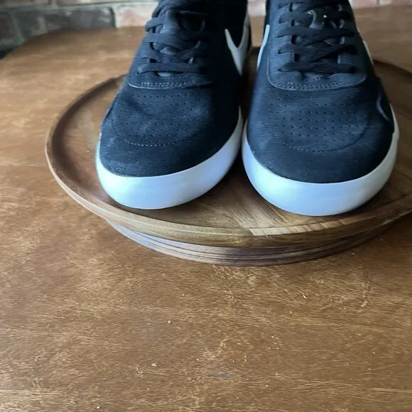 Nike SB Heritage Vulc Black White Skate Sneaker Shoes CD5010-003 Men's Size 10.5