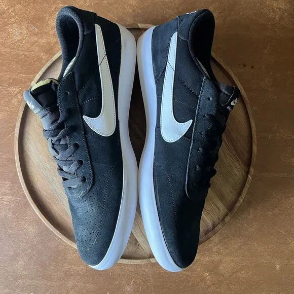 Nike SB Heritage Vulc Black White Skate Sneaker Shoes CD5010-003 Men's Size 10.5