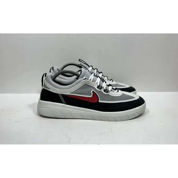 Nike SB Nyjah Free 2 Spiridon Black Red BV2078-002 Men’s Size 8.5 Shoes Sneakers
