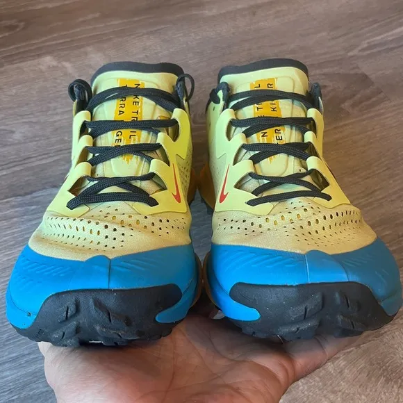 Nike Trail Terra Kiger 7 Running Shoes Blue Yellow Orange Men 10.5 UK 9.5 EU44.5