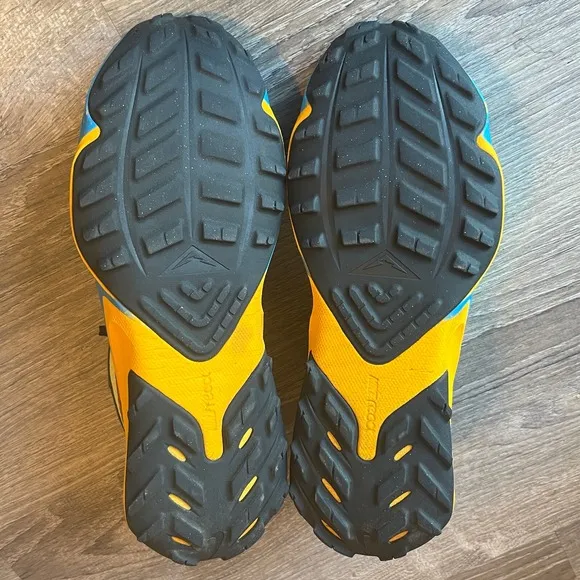 Nike Trail Terra Kiger 7 Running Shoes Blue Yellow Orange Men 10.5 UK 9.5 EU44.5