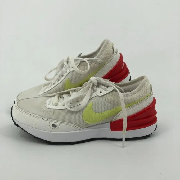 Nike White Red Athletic Sneakers | Breathable Comfort