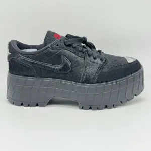 Nike Womens Air Jordan 1 Brooklyn Low Black Shoes Sz 9 NEW Platform IB7210-006