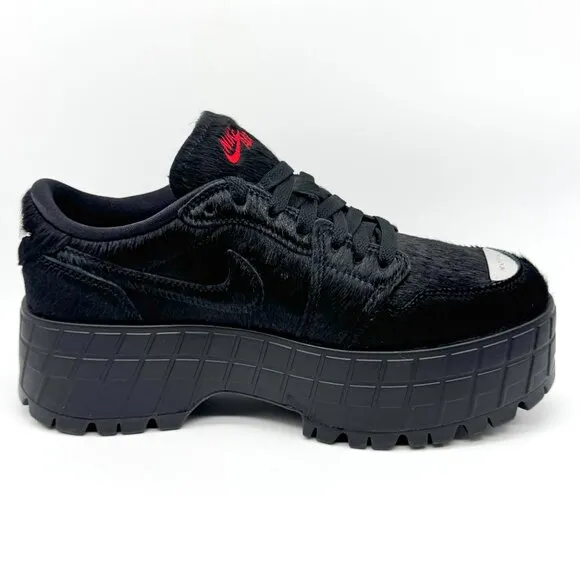 Nike Womens Air Jordan 1 Brooklyn Low Black Shoes Sz 9 NEW Platform IB7210-006