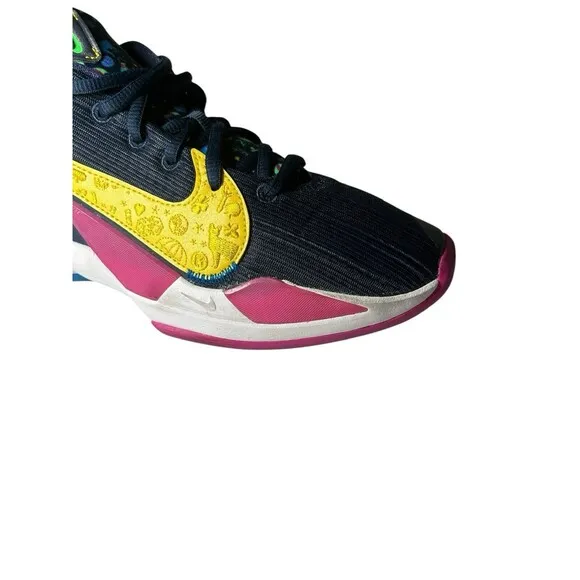 Nike Womens Size 8.5 Kids 7y Zoom Freak 2 Basketball Sneakers Shoes HTF Colorway