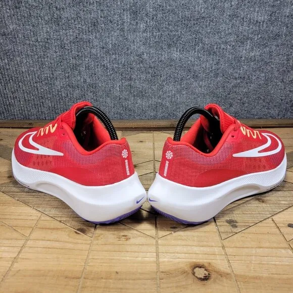 Nike Zoom Fly 5 Zoom X Mens 7 Red Running Shoes Lightweight Push Limits Break B