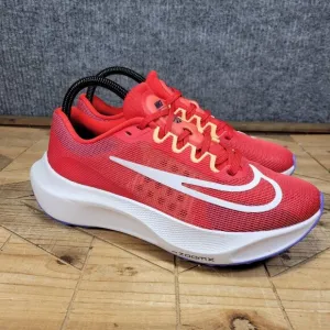 Nike Zoom Fly 5 Zoom X Mens 7 Red Running Shoes Lightweight Push Limits Break B