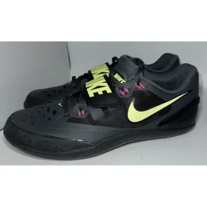 Nike Zoom Rotational 6 Black Throwing Shoes W/ Track Bag 685131-004 Men's 10.5