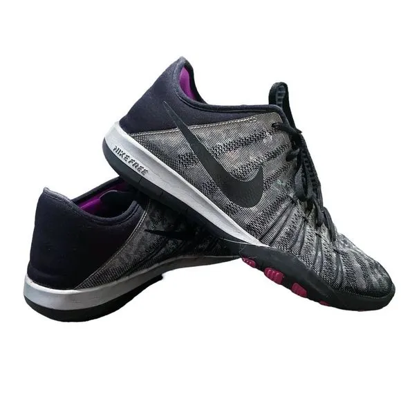 Nike Free TR 6 Training Shoes - Metallic Silver/Violet