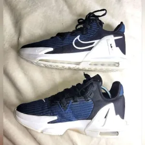 Nike LeBron 6. Men's sz 8.5. Blue &amp; white.