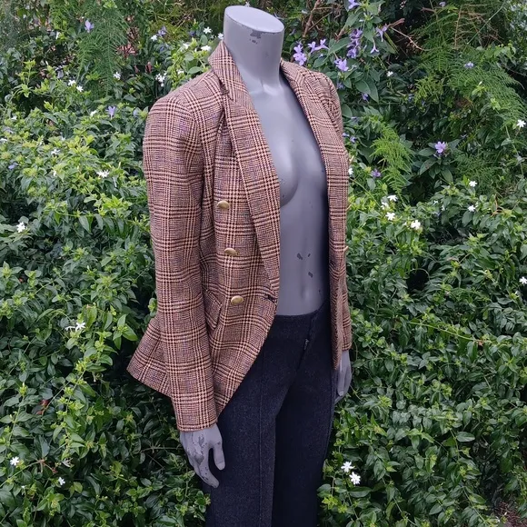 NINE WEST (VIETNAM) LADIES DOUBLE-BREASTED HOUNDSTOOTH LUX BLAZER