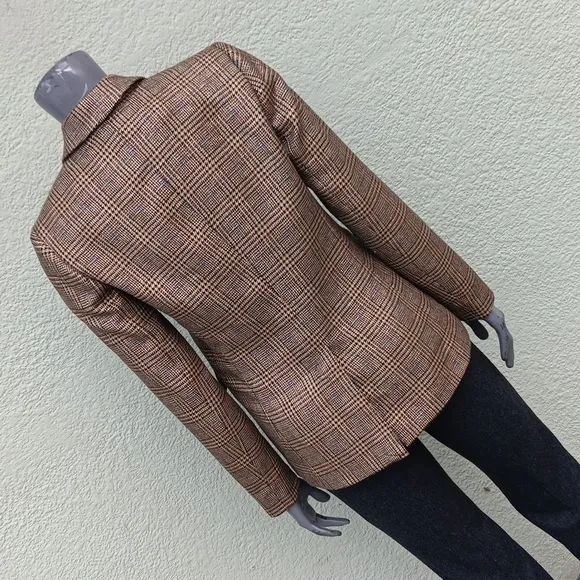 NINE WEST (VIETNAM) LADIES DOUBLE-BREASTED HOUNDSTOOTH LUX BLAZER