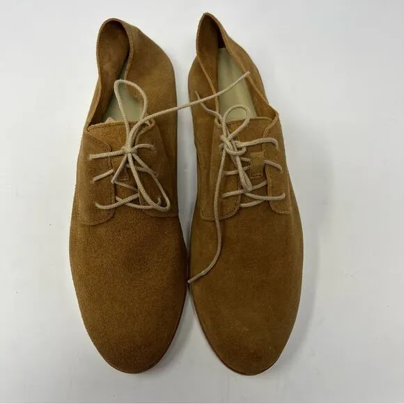 Nisolo Sedona Lightweight Derby Travel Shoes Tan Brown Womens Size 8.5