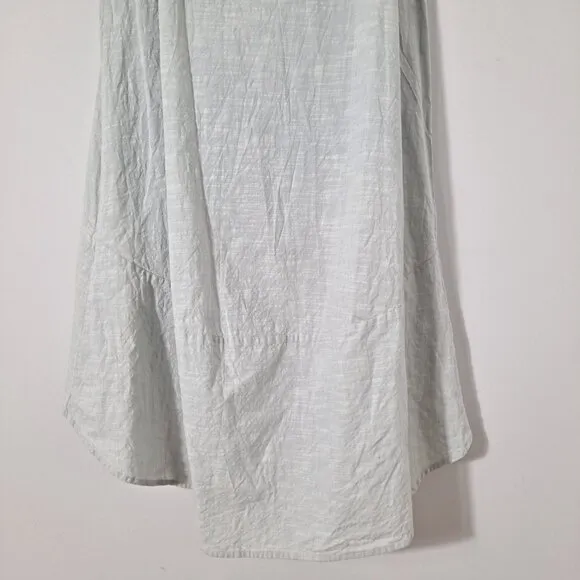 Noemiah Sleeveless Boho Tank Dress Boho Textured High Low Art Ruffle