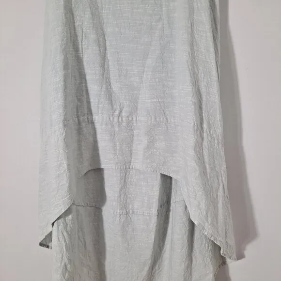 Noemiah Sleeveless Boho Tank Dress Boho Textured High Low Art Ruffle