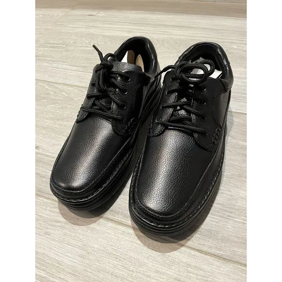 Nunn Bush Cameron Oxford 83890-78 Men Shoes Size 8.5 Wide Black Comfort Gel