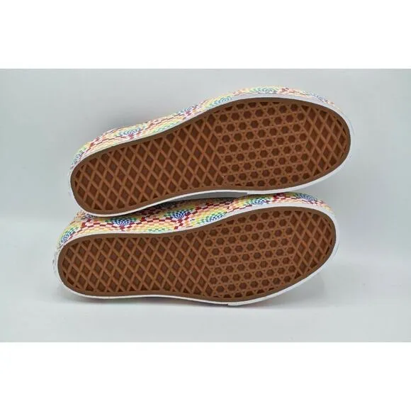 NWB Vans Womens Size 9.5 Old Skool Pride Multicolor Platform Sneakers Shoes