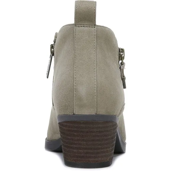 NWOB $169 Waterproof Vionic Cecily Suede Bootie - Stone -