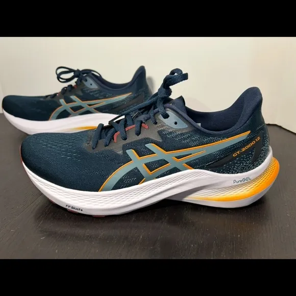 NWOB Asics GT-2000 12 Running Shoes Sneakers French Blue/Foggy Teal Mens Size 10